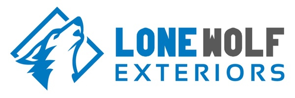 lone wolf exteriors logo window siding installation services texas louisiana